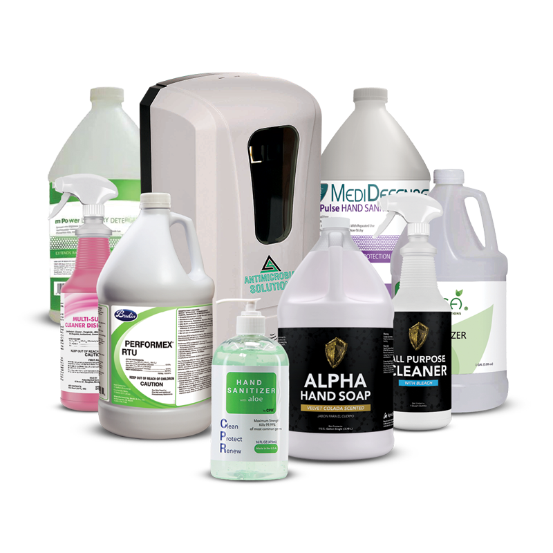 Sanitizing Products Image